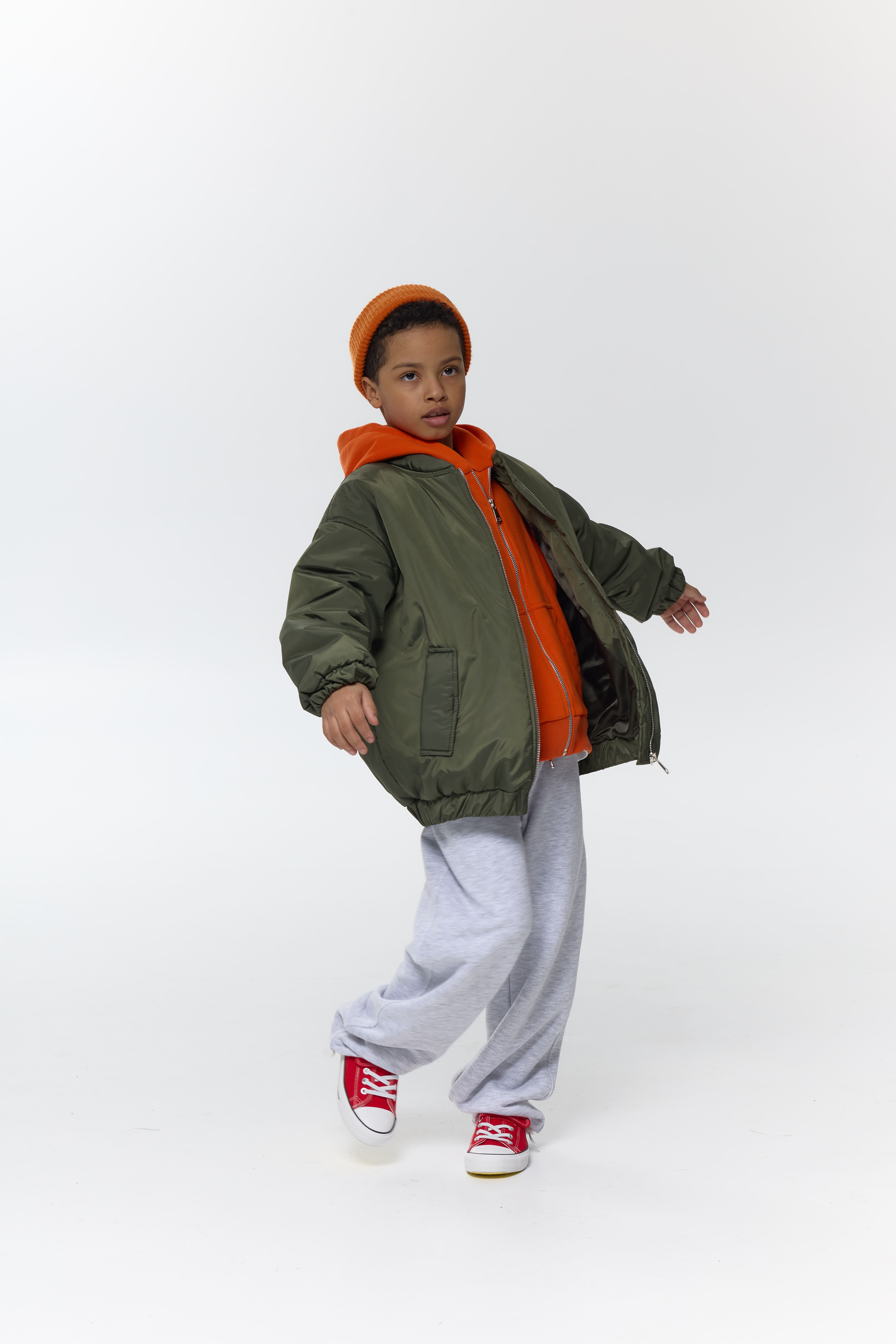 Бомбер-куртка хакі unisex 
